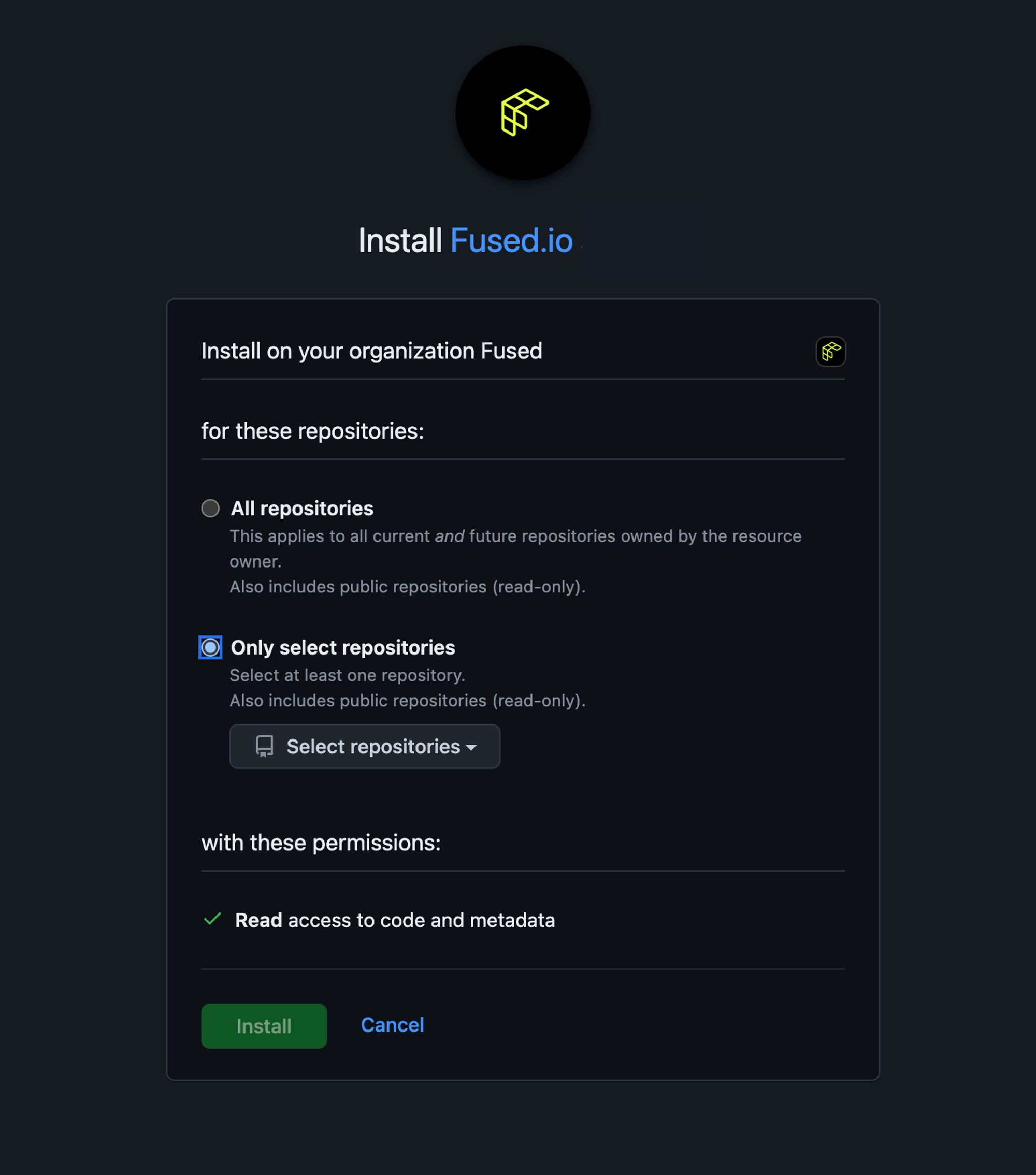 install fused github 2