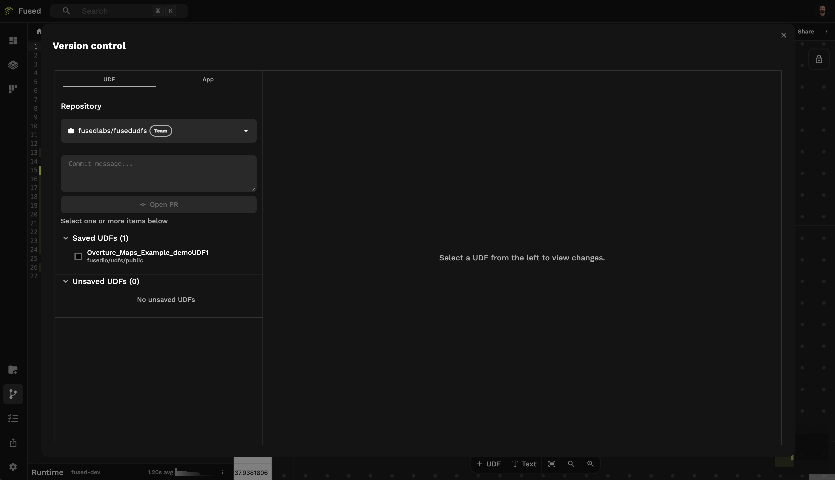 Github Versions Tab