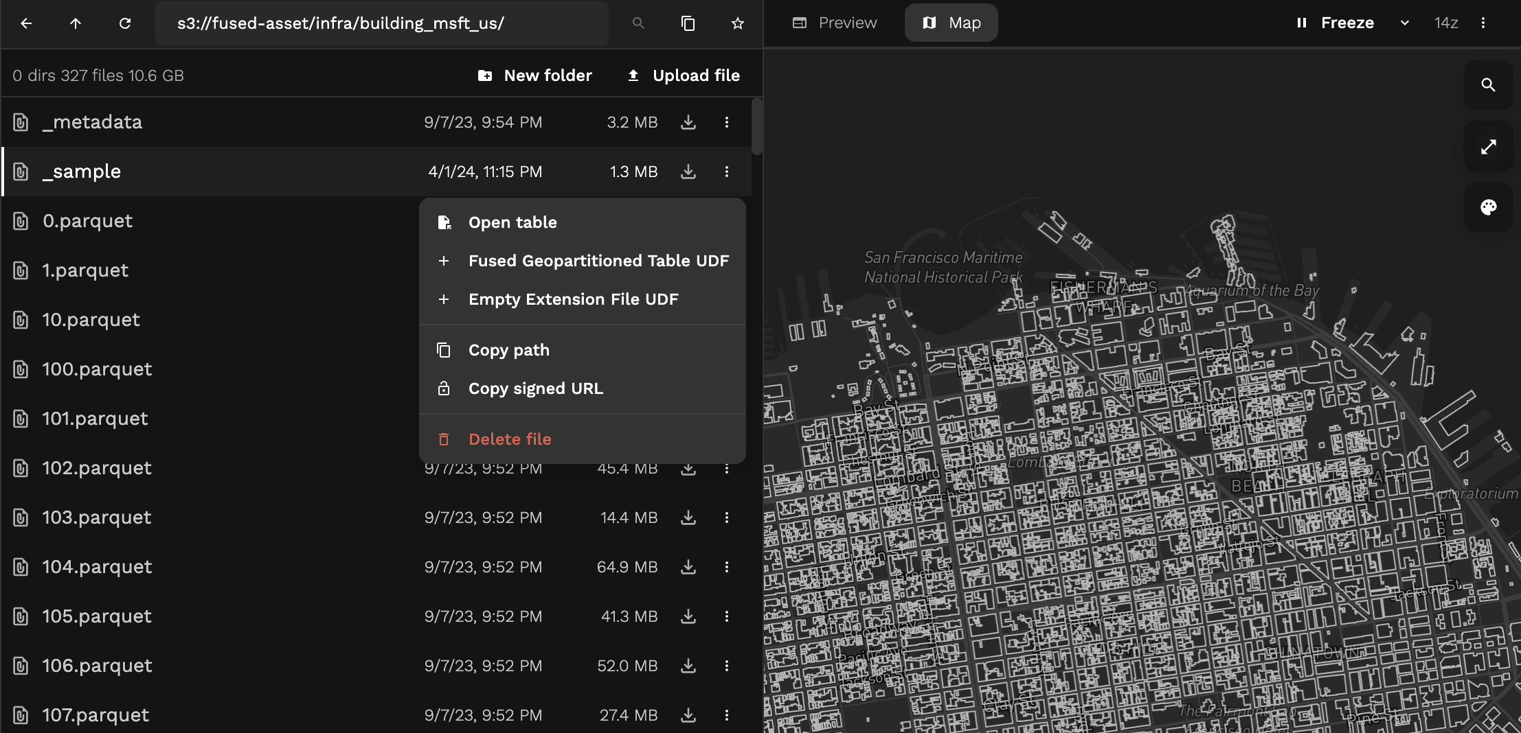 File Explorer Create UDF