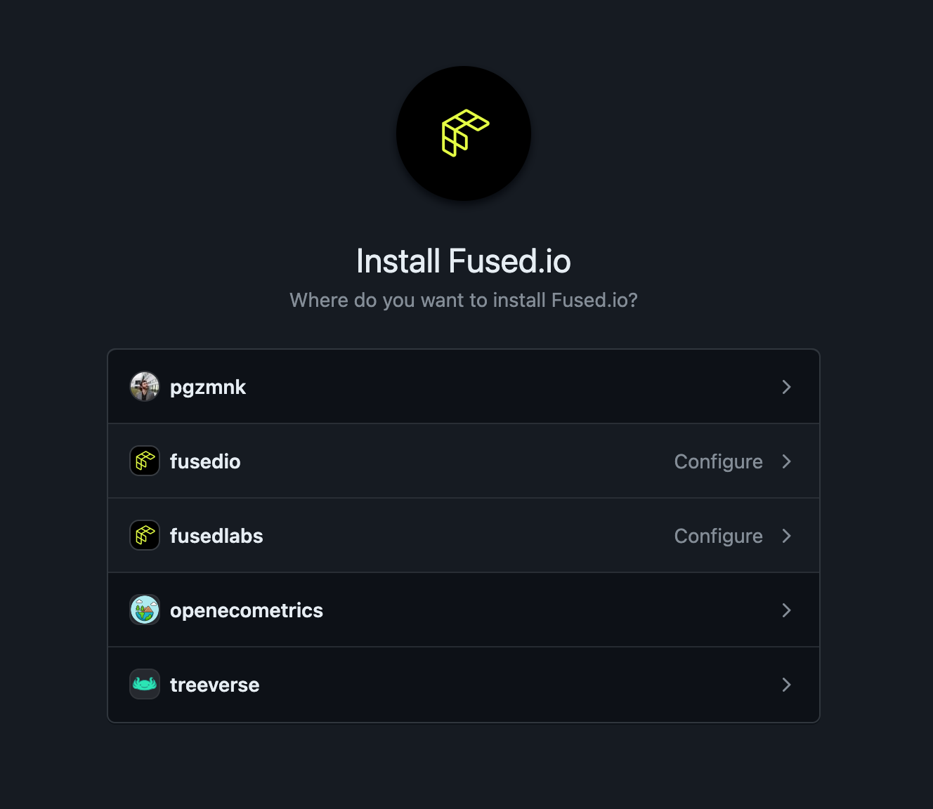 install fused github