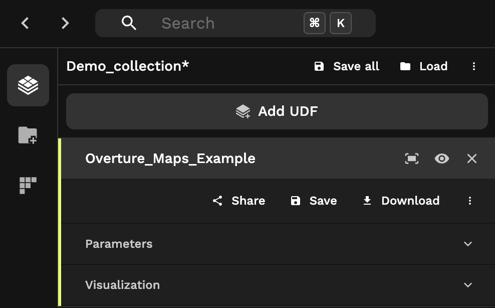 Add UDF Button