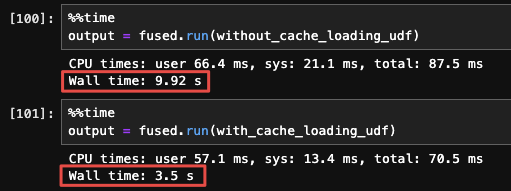 Caching benchmark