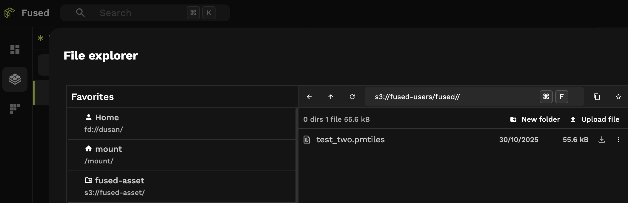 file explorer